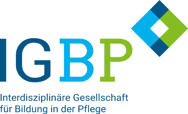 IGBP - Interdisziplinäre Gesellschaft für Bildung in der Pflege Logo - farbig